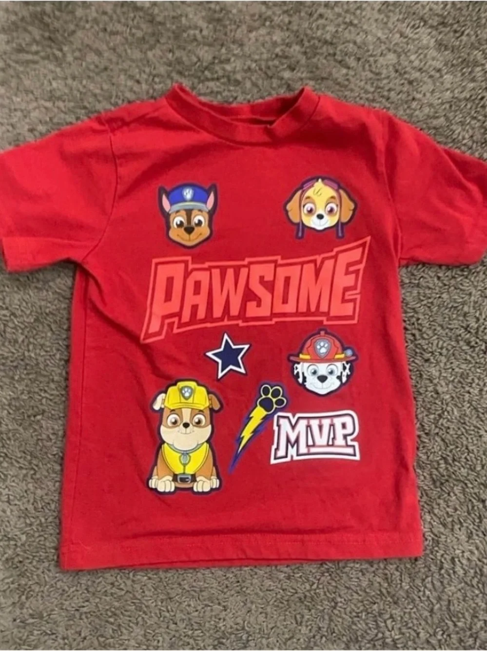 Boys Paw Patrol Pawsome Shirt size 5t - Picture 7 of 8
